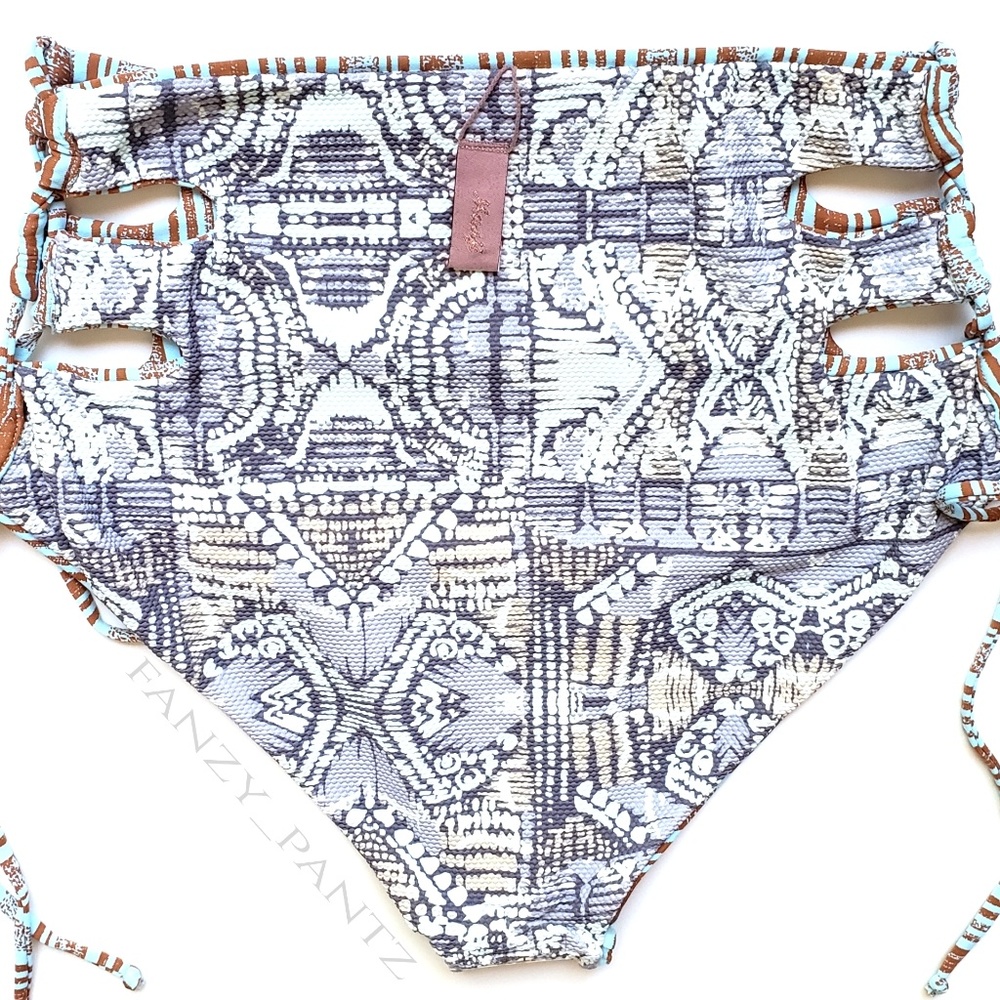 Maaji high waist bottoms tie side Breakfast Club L - Picture 6 of 8
